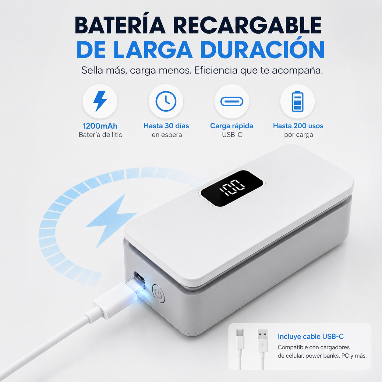 NovaSeal™ | Mini Sellador Portátil 2 en 1