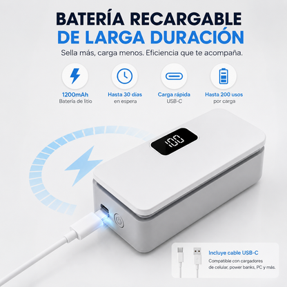 NovaSeal™ | Mini Sellador Portátil 2 en 1
